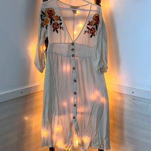 Boho mid-calf dress